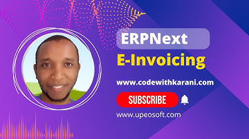 E-Invoicing in ERPNext