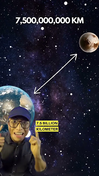 Jarak sebenar Pluto dari Bumi? #shorts