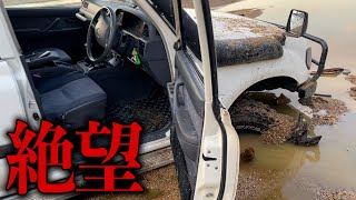 ランクルがスタック！女性ドライバーが救おうとするも更にスタック！！【Jeep Wrangler／ランクル／プラド／PRADO／ラングラー／ルビコン／ジムニー】