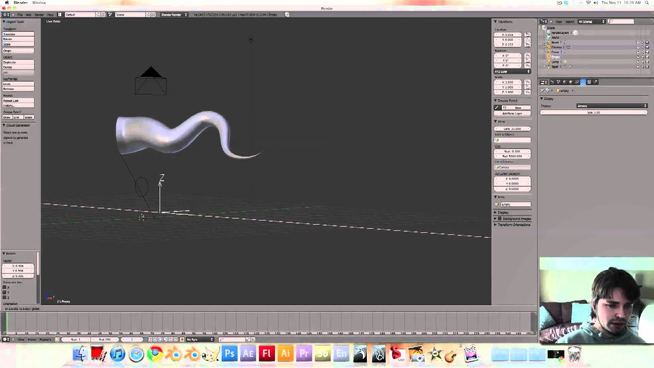 Blender Tutorial Growing a Curve Along a Path YouTube