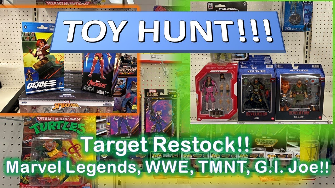 Toy Hunt!! Target Restock!! New Marvel Legends, TMNT, MOTU, G.I. Joe