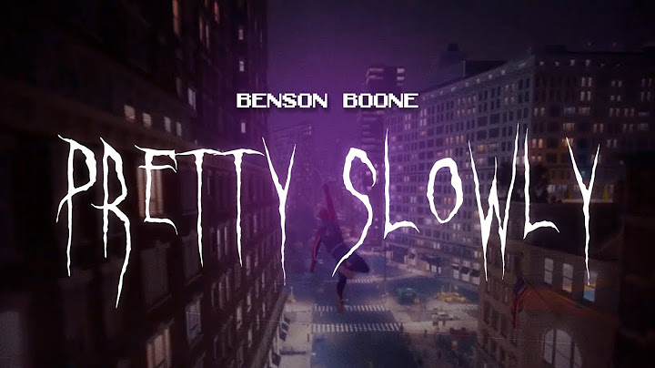 benson boone - pretty slowly [ sped up ] lyrics