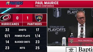 POSTGAME REACTION: Florida Panthers vs Carolina Hurricanes, 5/22/23.