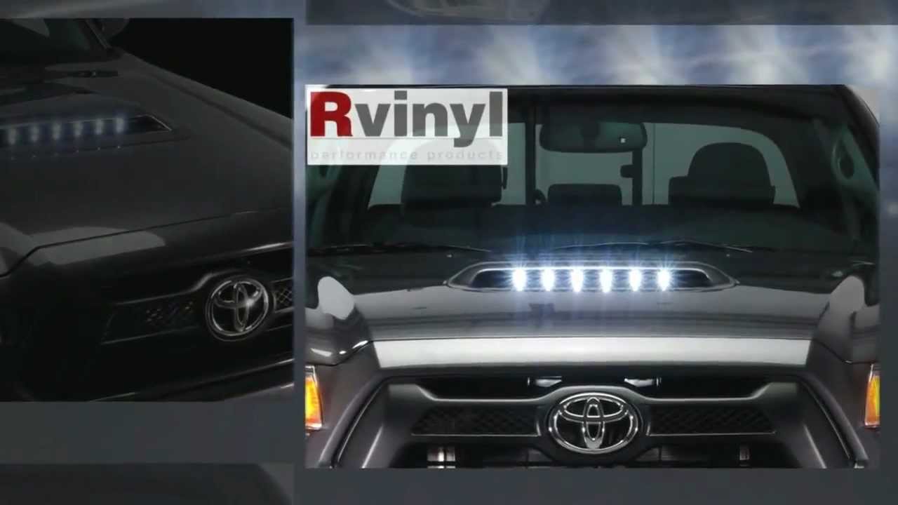 Putco Dayliner Led Hood Scoop And Air Vent Accents Youtube