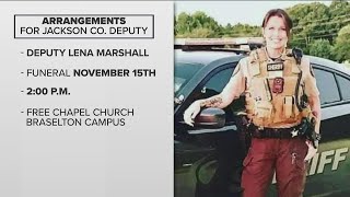 Jackson County deputy to be laid to rest Monday
