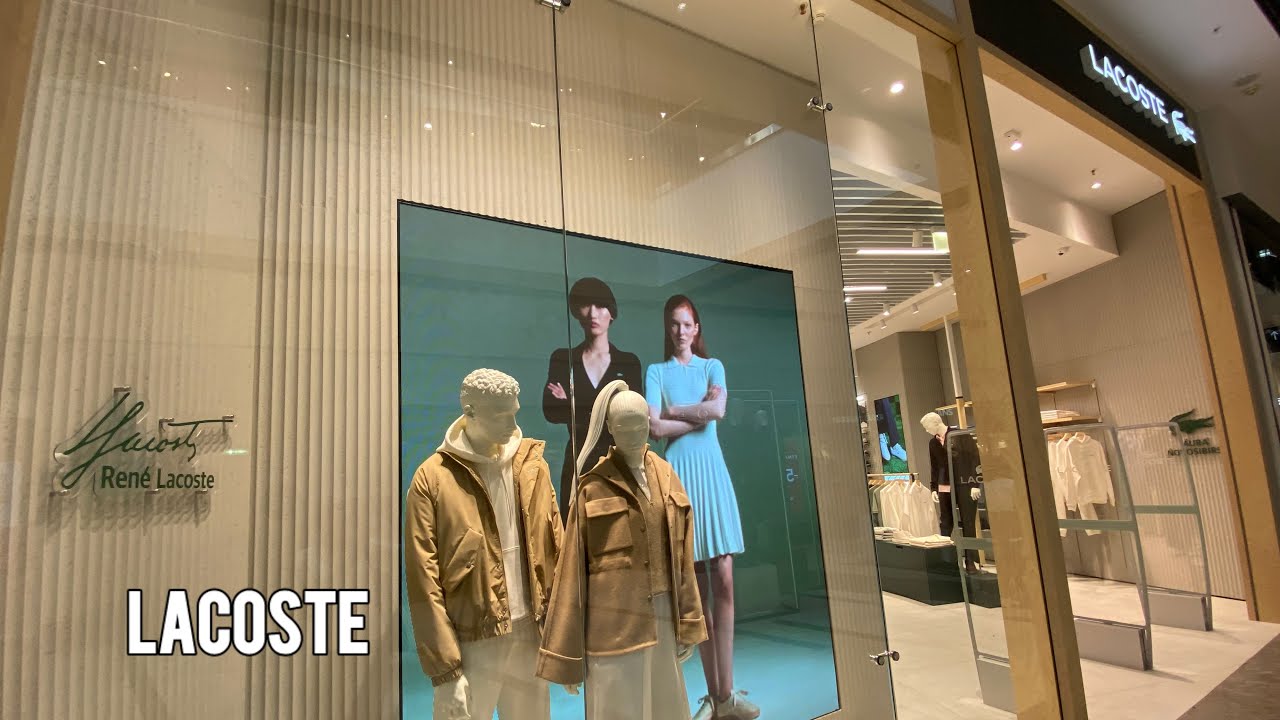 🎈LACOSTE  opening of a NEW STORE and a new collection of clothes and shoes
