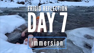 Daily Cold Soak #7 (December 25, 2023)