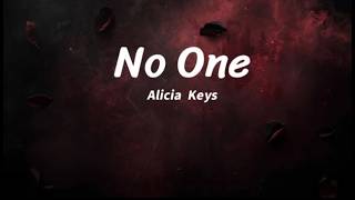 Alicia Keys - No One (Lyrics)