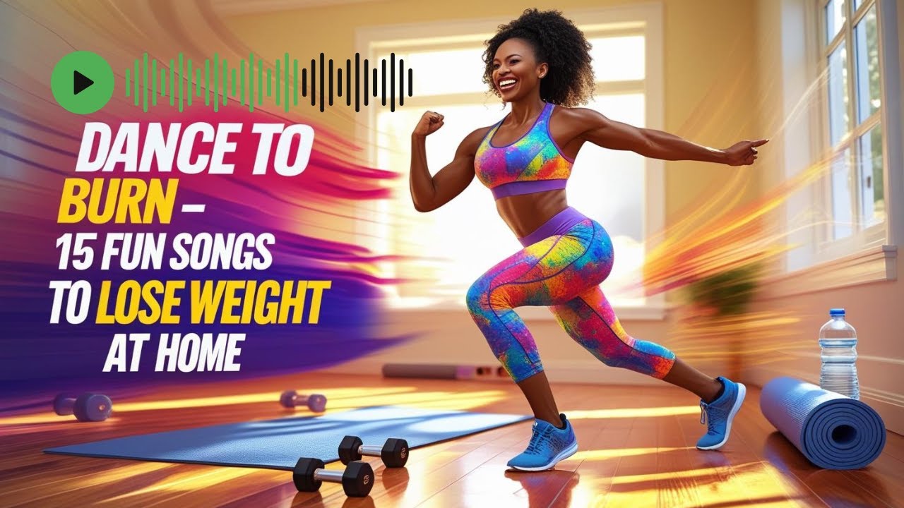 Dance to Burn – 15 Fun Songs to Lose Weight Dancing at Home Workout Music