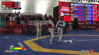 219 Round Of 32 Men 68Kg Tur B Coskungo Uzb A Abdugaff