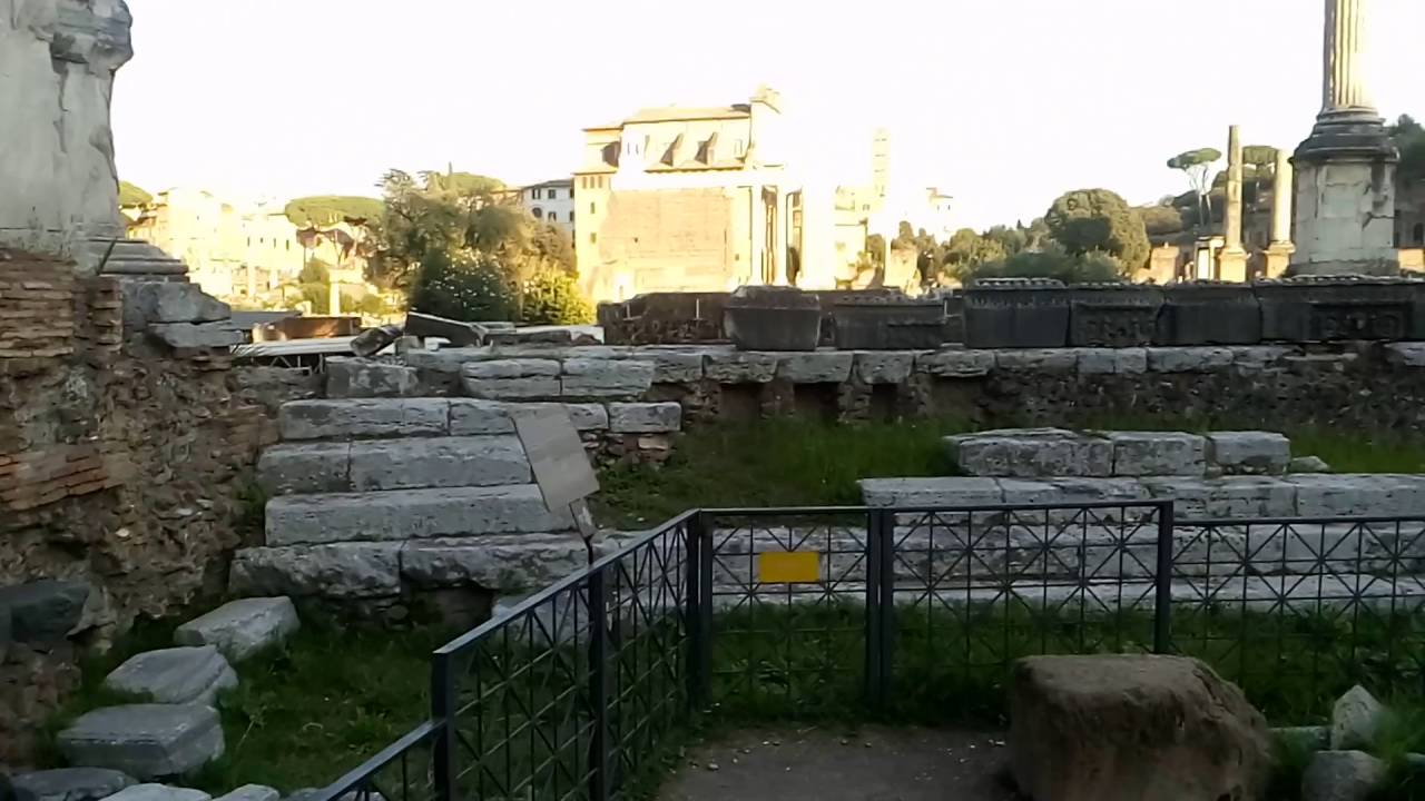 When in Rome: Umbilicus Urbis, Shrine of Saturn, Rostra of Caesar and ...