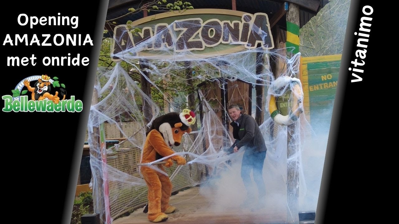 opening Amazonia en onride @Bellewaerde
