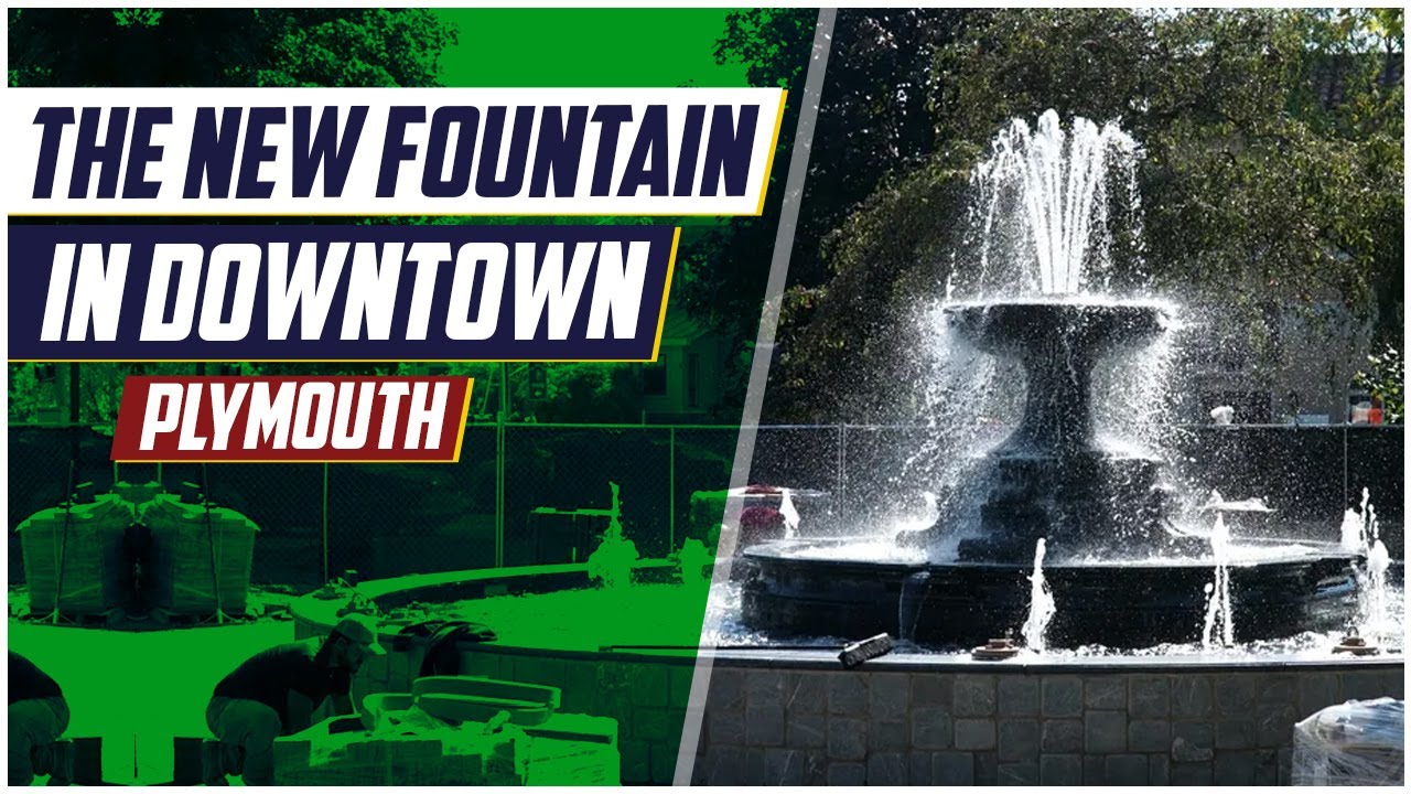 Living In Plymouth, Michigan Wilcox Fountain The New Fountain In