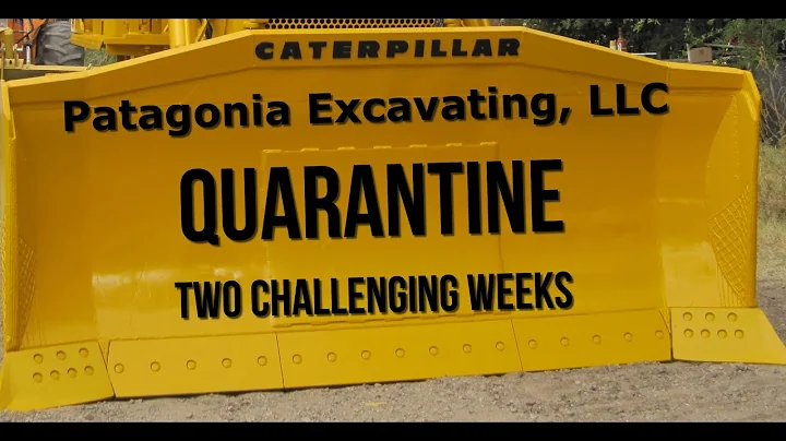 Cat D7E new undercarriage - Making the best of two weeks of quarantine!  Not for the weak hearted.