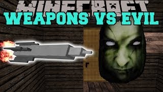 WEAPONS+ MOD VS THE ORPHANAGE MAP - Minecraft Mods Vs Maps (Rocket Launcher & Missles)