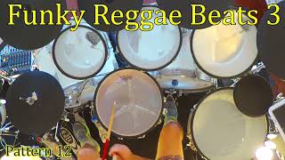 Funky Reggae Beats Drum Lesson 3 Pattern 12