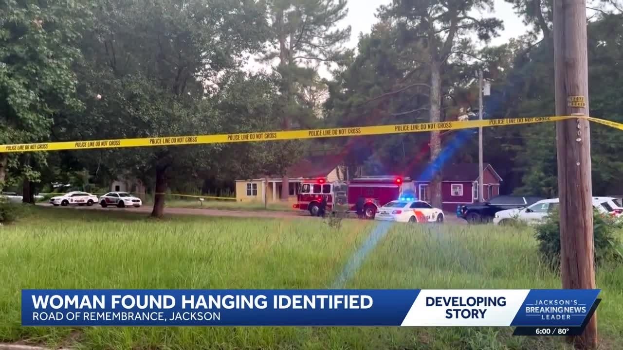 ⁣Woman found hanging from tree in Jackson identified