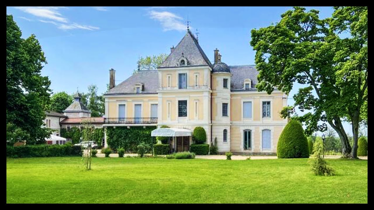 Delightful Chateau Estate Rhone Alps, Bourg en Bresse, France YouTube