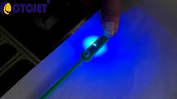 CYCJET Strip Seal UV Laser Marking Machine/How to print permanent barcode on PET plastic tags