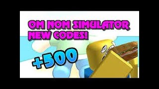All 18 Codes In Om Nom Simulator Works
