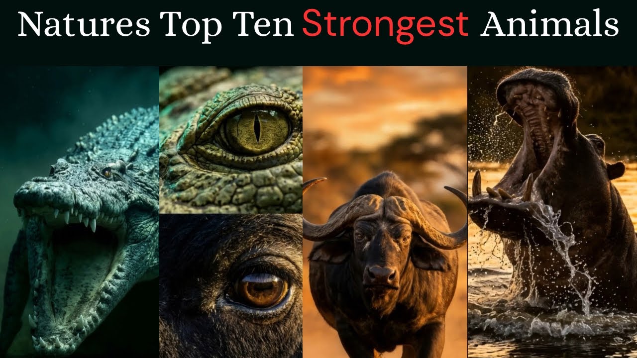 Nature’s 10 Strongest Animals Ranked!