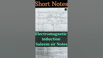 Electromagnetic induction short notes🤩🤩| IIT-JEE | #shorts #viral #trending #neet #jee