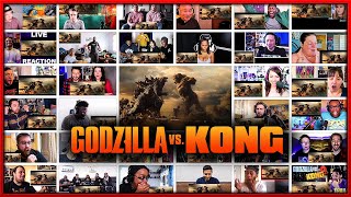 GODZILLA VS KONG Trailer Mega Reactions Mashup