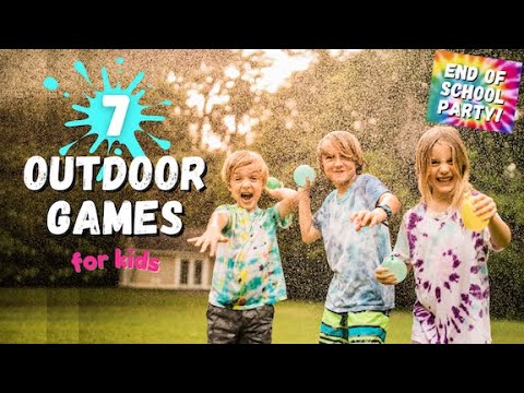 END OF SCHOOL YEAR PARTY IDEAS! FUN GAMES TO PLAY OUTSIDE FOR KIDS!