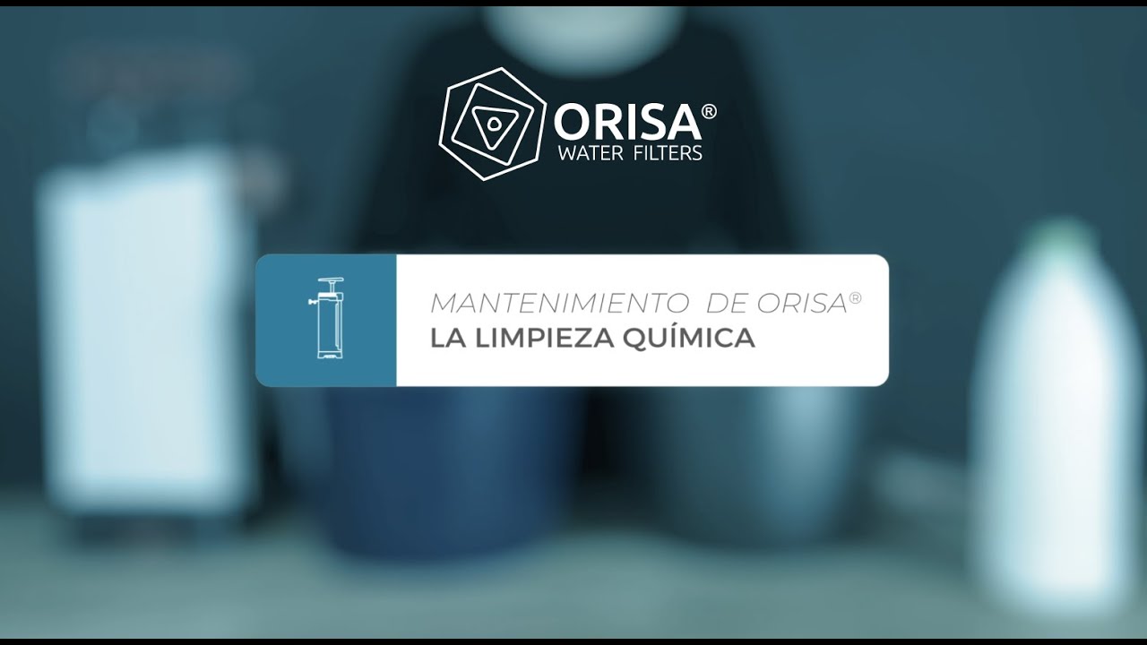 ORISA Water Filter Tutorial 4 Limpieza Quimica Fonto De Vivo YouTube