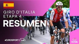 Sprint electrico en Andora 😮‍💨 | Giro de Italia - Resumen Etapa 4 | Eurosport Cycling