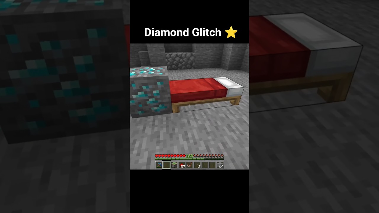 New Infinite Diamond Glitch Moment in Minecraft Part 2