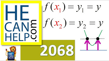 2068 {HECANHELP.COM USA GEORGE MATHEW} Functions Output Given Find Inputs Math