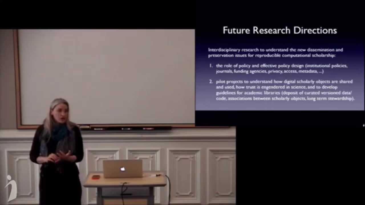 Toward Reproducible Computational Science: Reliability, Re-Use, and Readability (Victoria Stodden)