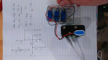 DPST reed relay toggle flip flop