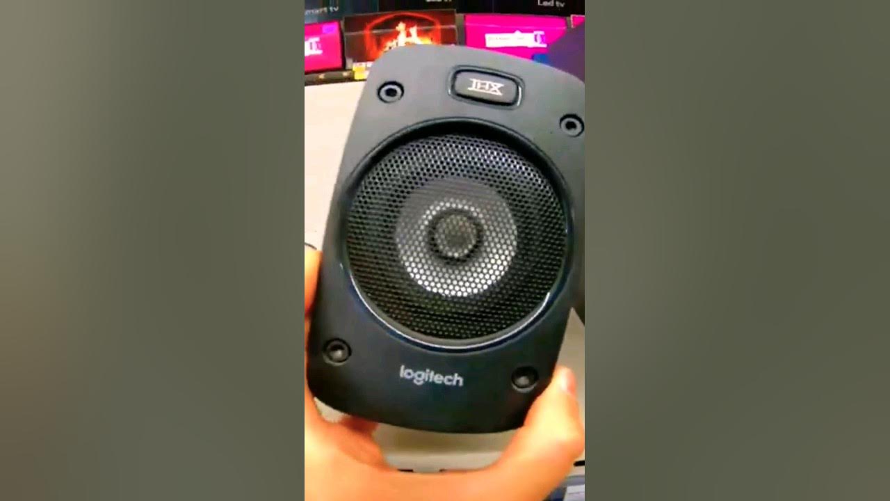 Logitech Z906 5.1 surround system sound/bass test [HQ] 