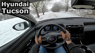 2022 Hyundai Tucson hybrid | winter POV test drive