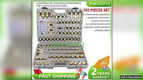 Car air conditioning leak detection tool leak detection leak test plug truck engineer vehicle pipel