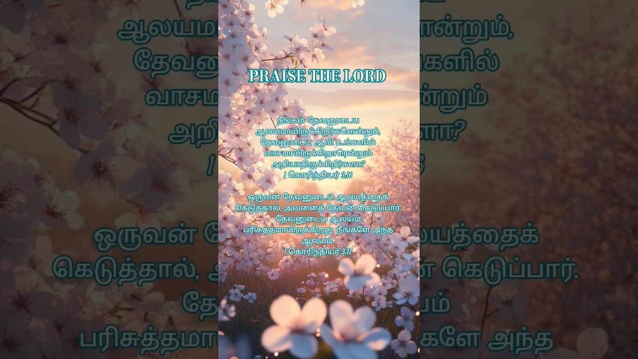 GOD DWELLETH WITH MEN TPM TAMIL 319 SONG