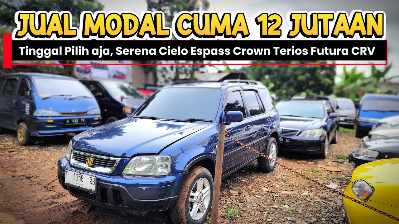 Berburu mobil bekas murah.. Jual cuma 12 Jutaan Cielo Crv Baleni Crown Futura di Lapak Garasi FJM 