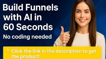 🚀 Create Funnels with AI in 60 Seconds – No Coding Needed