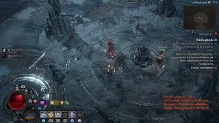 Diablo IV Boss solo T4 blood Brèche glaciale S12