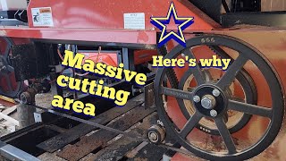 Timberking Sawmill Cutting Area And Belt Tensioning System Explained