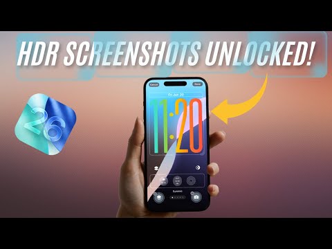 How to Capture HDR Screenshots on iPhone in iOS 26
