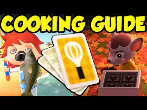 ANIMAL CROSSING NEW HORIZONS COOKING RECIPE GUIDE! How To Unlock Cooking Recipes #ACNH