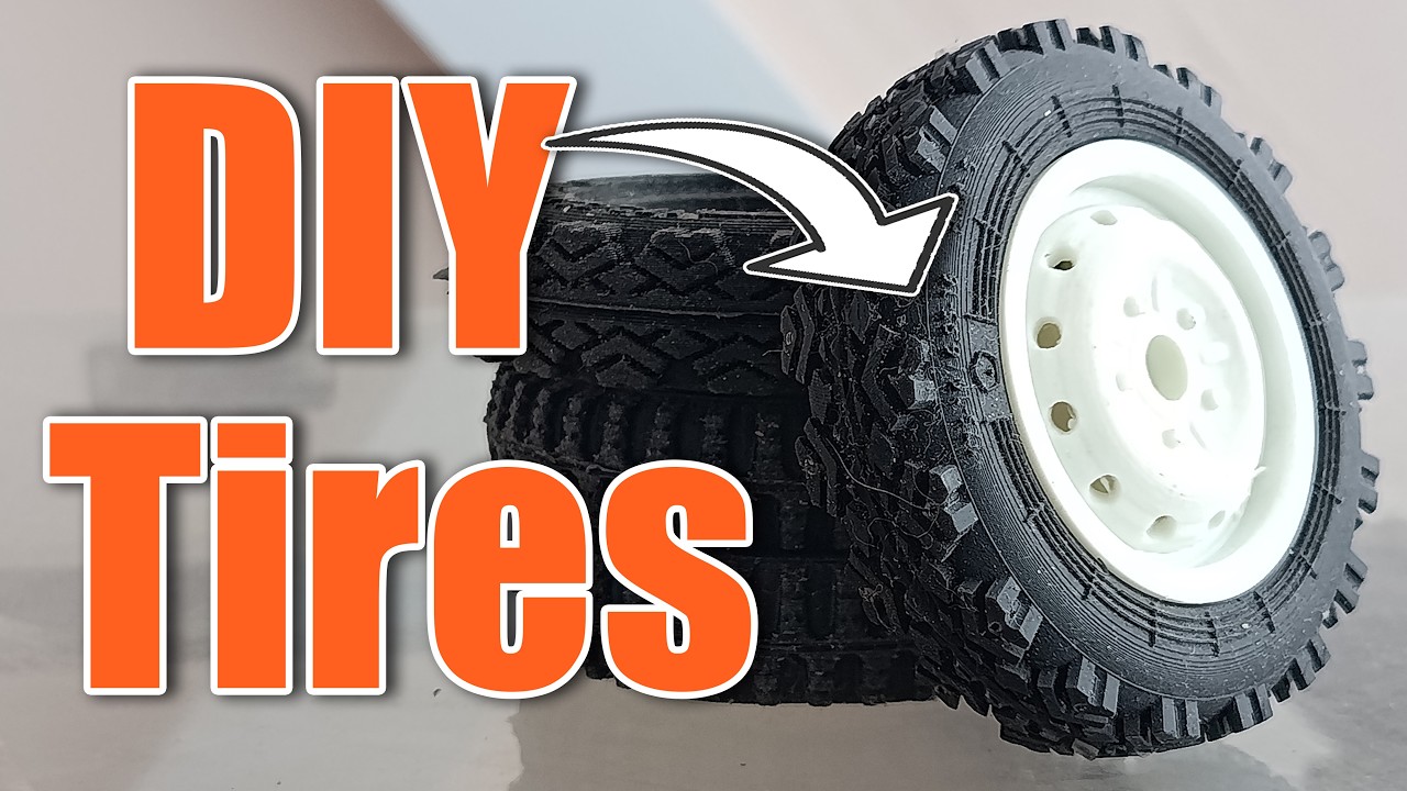 3D Printed RC Tire Molds | How to Make your own  RubberTires
