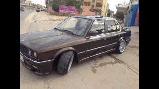 تمتيع محمد المرغني في شوارع طرابلس ارنوب Drift BMW E30 340i V8 1987