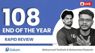 108 END OF THE MODULE EXAM REVISION