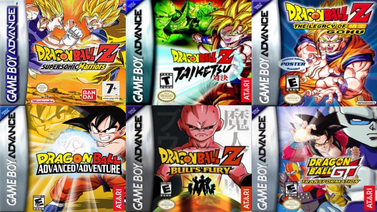 dragon ball z gba games