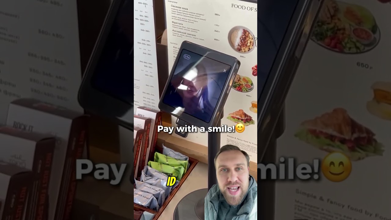 'Pay with a Smile' service by Sberbank!  