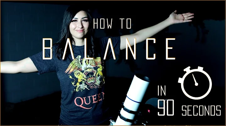 How to Balance your Telescope in 90 seconds